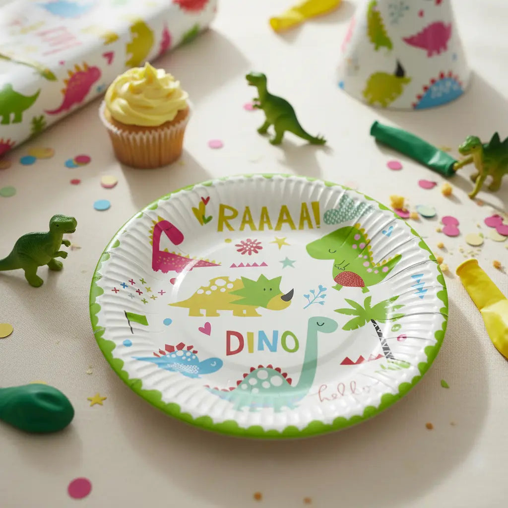 Platos Dinosaurio Peque x 6