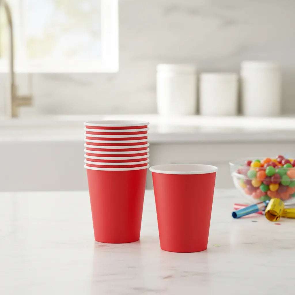 Vaso Polipapel Colores x 10