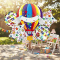 Set 5 Globos Metálicos Globo Aerostático | Decoración Cumpleaños