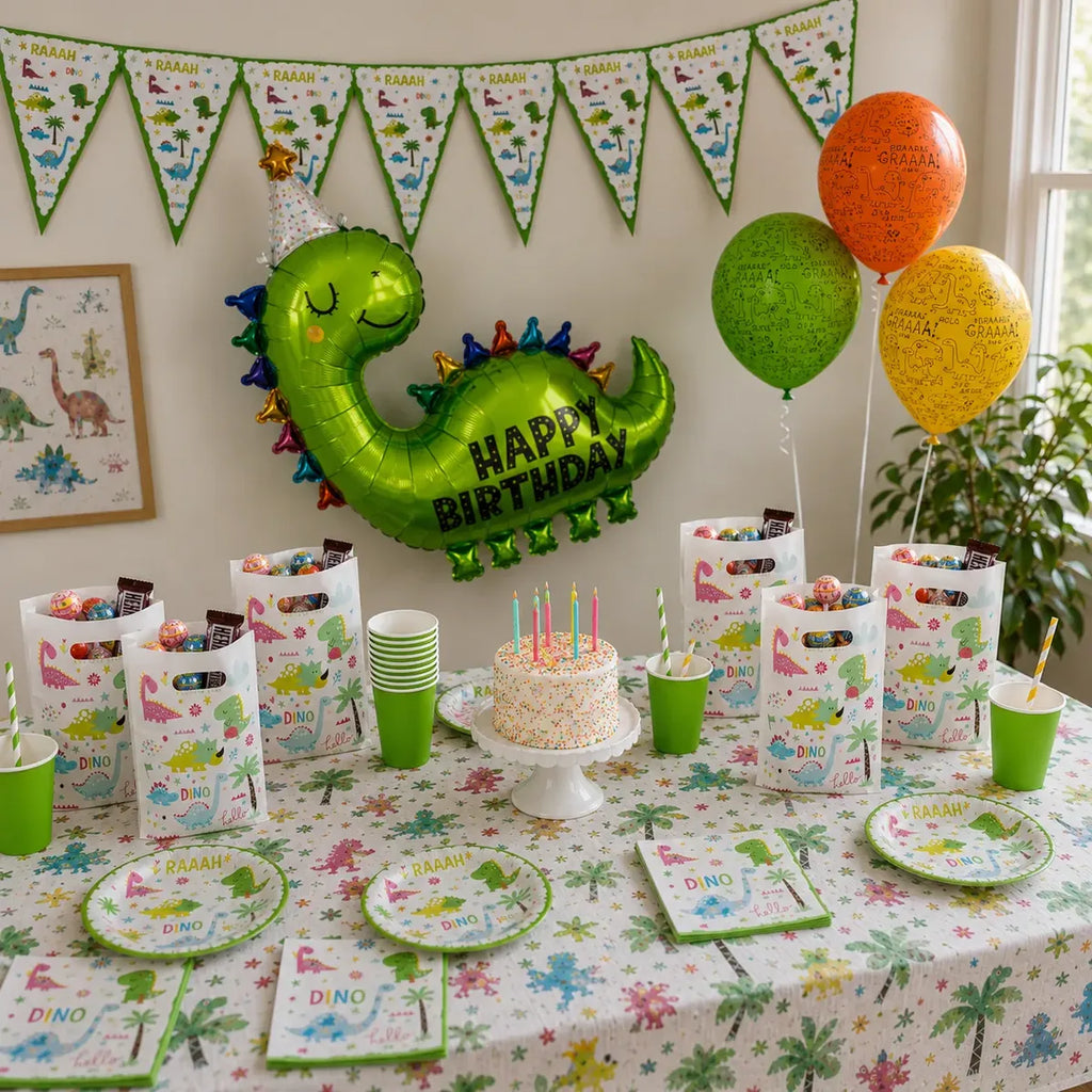 Pack Cumpleaños Dinosaurio Peque x 36