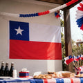 Bandera de Chile 60 x 90 cm Fiestas Patrias
