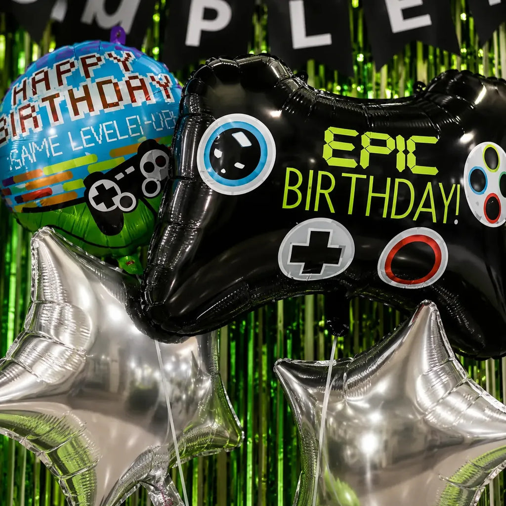 Kit Decoración Cumpleaños Videojuegos Gamer | Cotillón Activarte