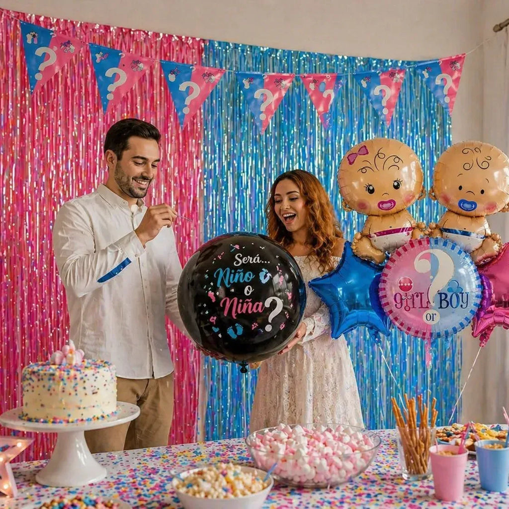 Kit Completo Revelación de Género + Globos | Cotillón Activarte