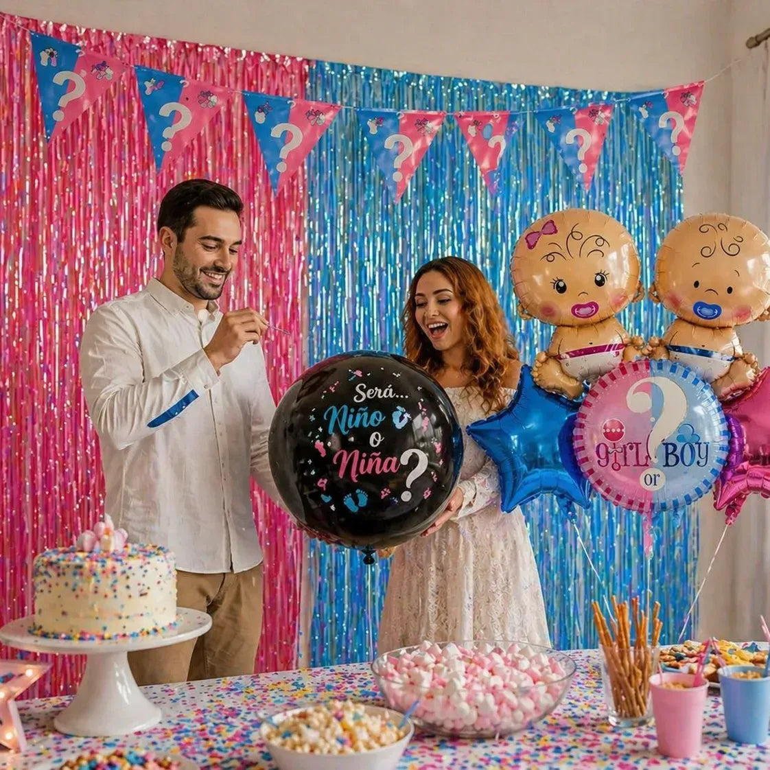 Kit Completo Revelación de Género + Globos | Cotillón Activarte