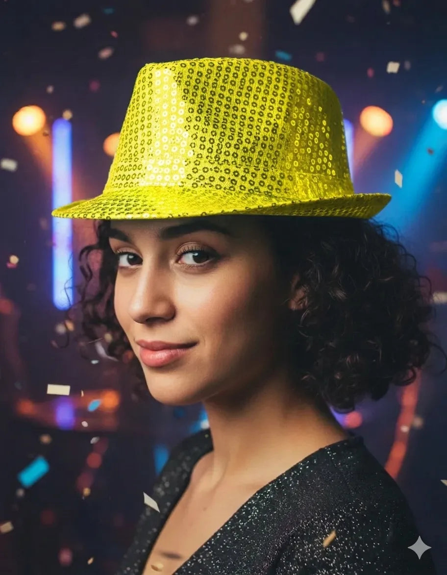 Gorro Gangster Lentejuela