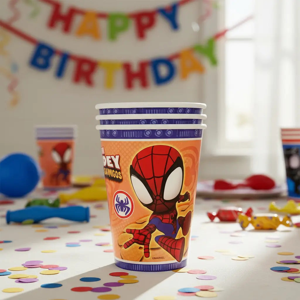 Vasos Spidey x 6