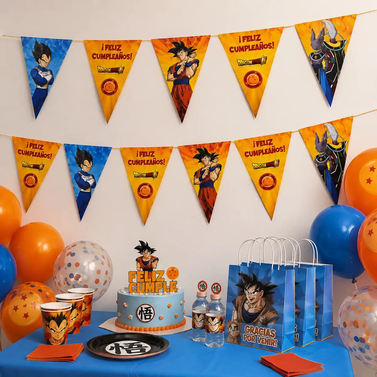 Guirnalda Banderines Dragon Ball