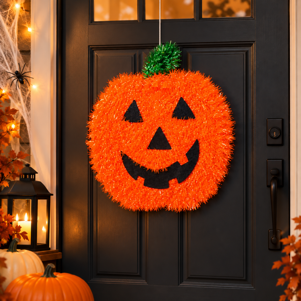 Deco Puerta Calabaza Halloween