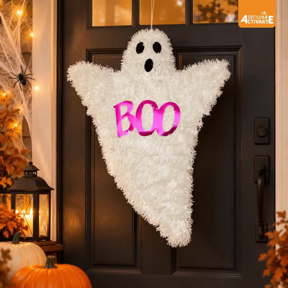 Deco Puerta Fantasma Boo