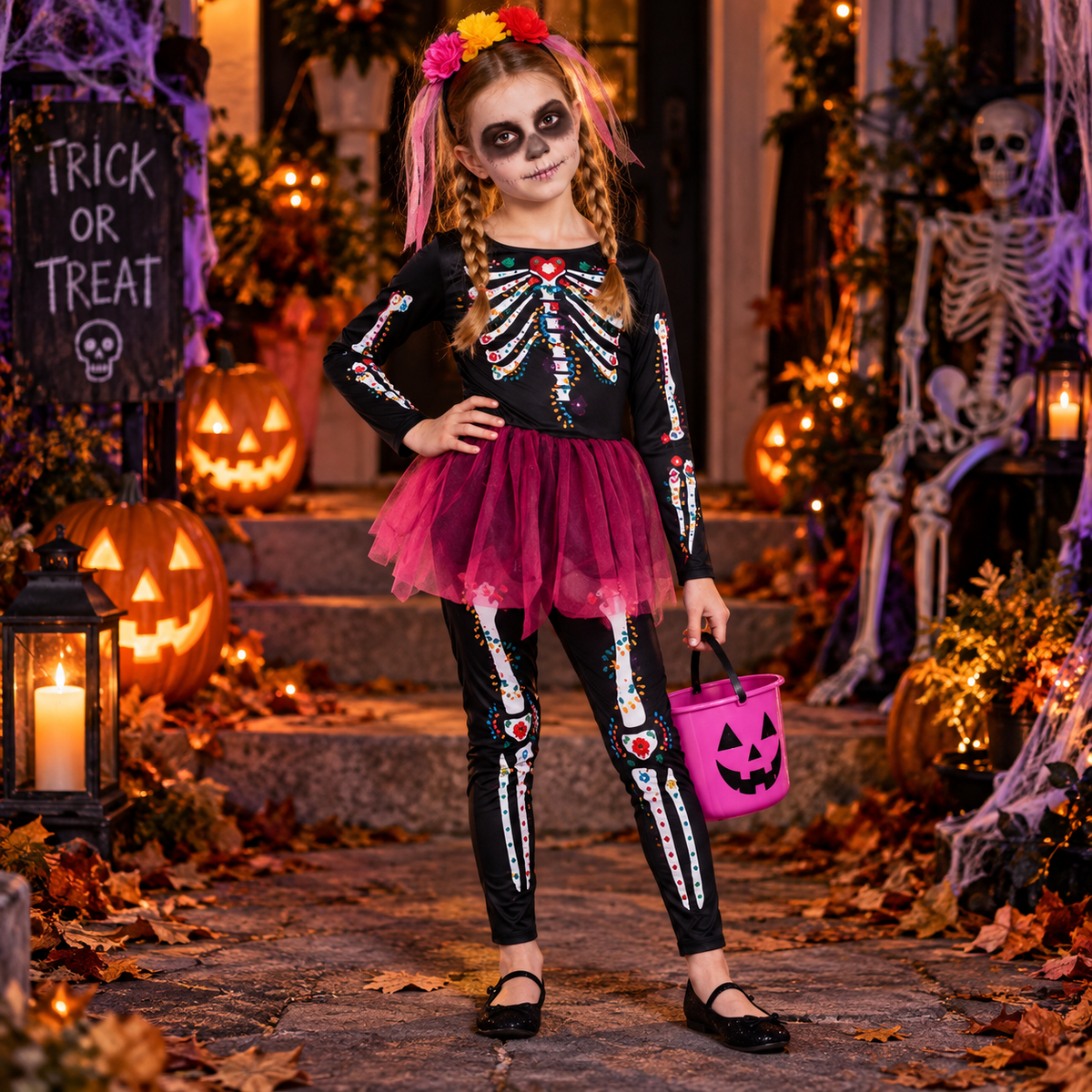 Disfraz Catrina Niña