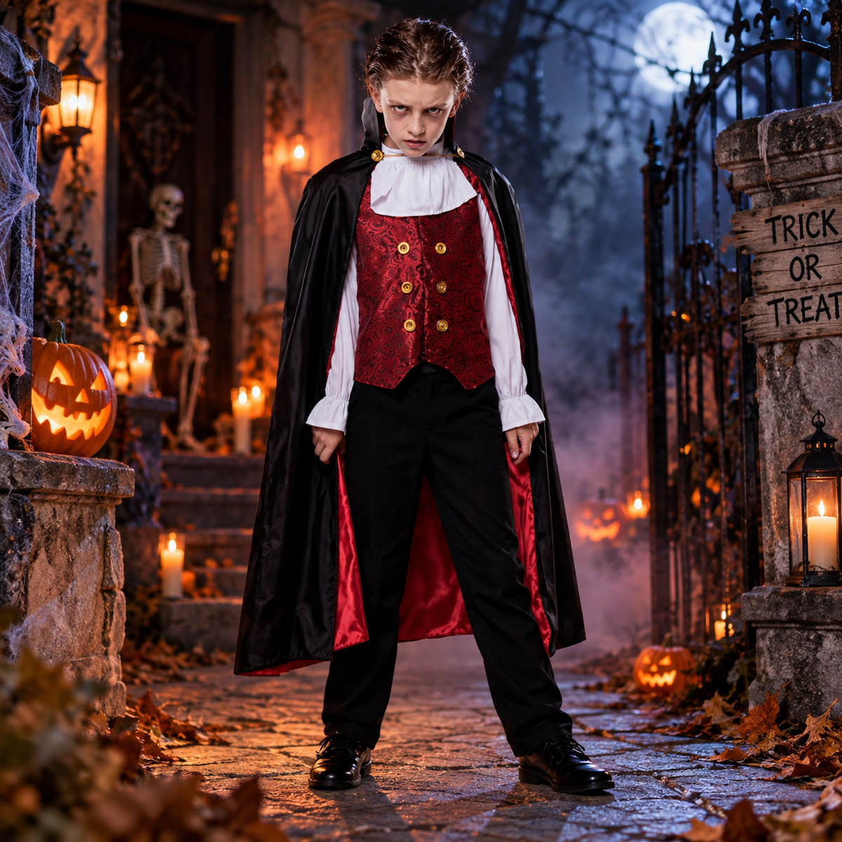 Disfraz Vampiro Clásico Niño