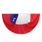 Escarapela Bandera Chile 45 x 90 cm