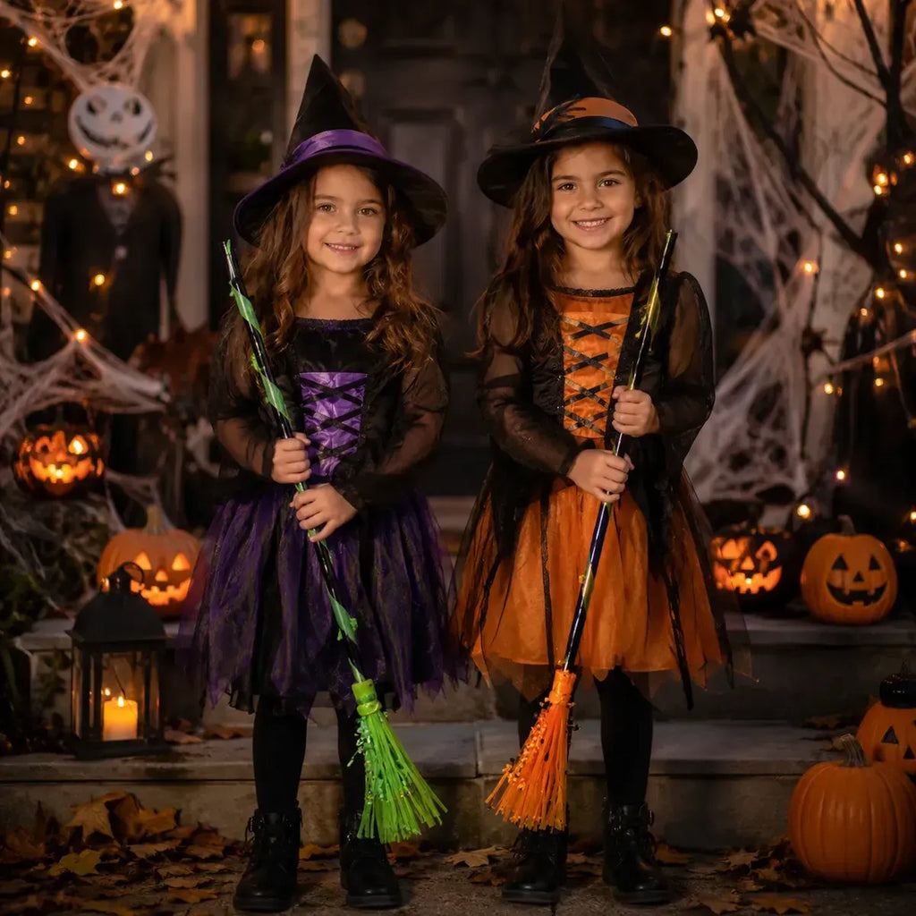 Escoba de Bruja Halloween