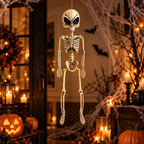 Decoración Esqueleto Alien Colgante