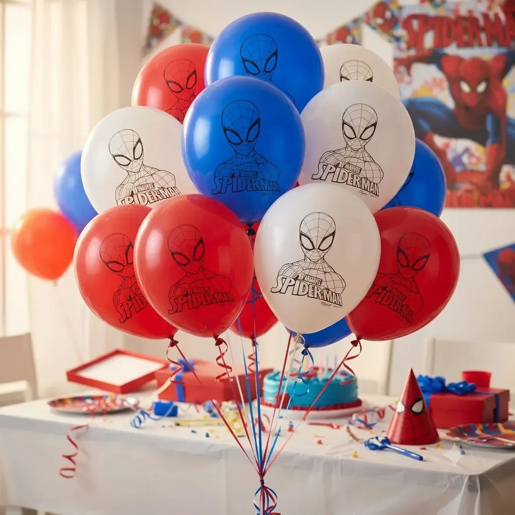 Pack Decoración Cumpleaños Spiderman para 36 Personas