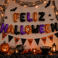 Globo Metálico Letras Feliz Halloween