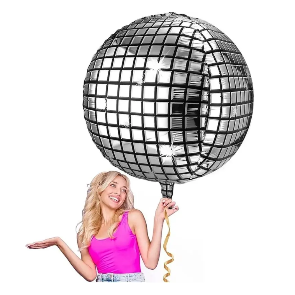 Globo Metálico Bola Disco