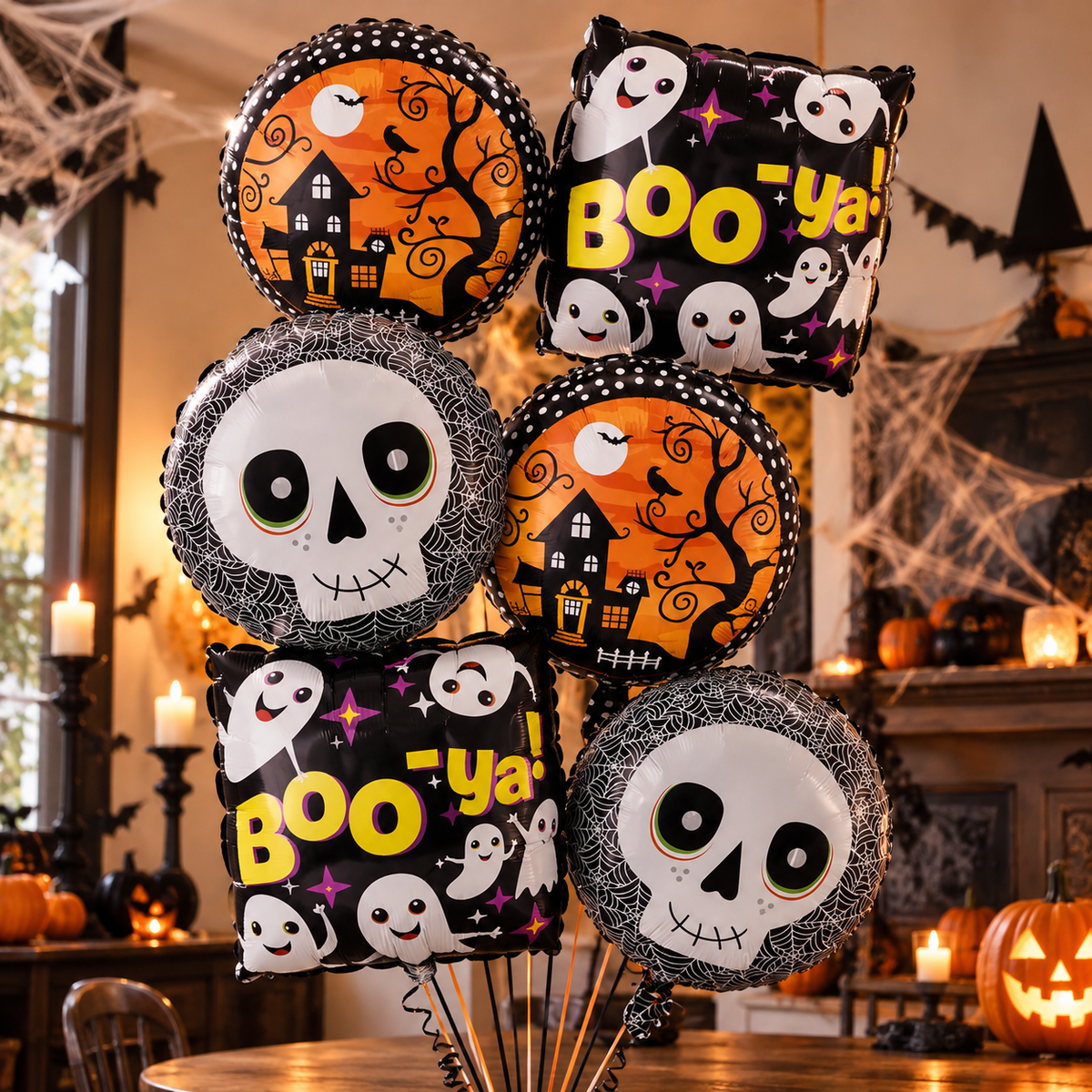 Globos Metálicos Halloween x 6