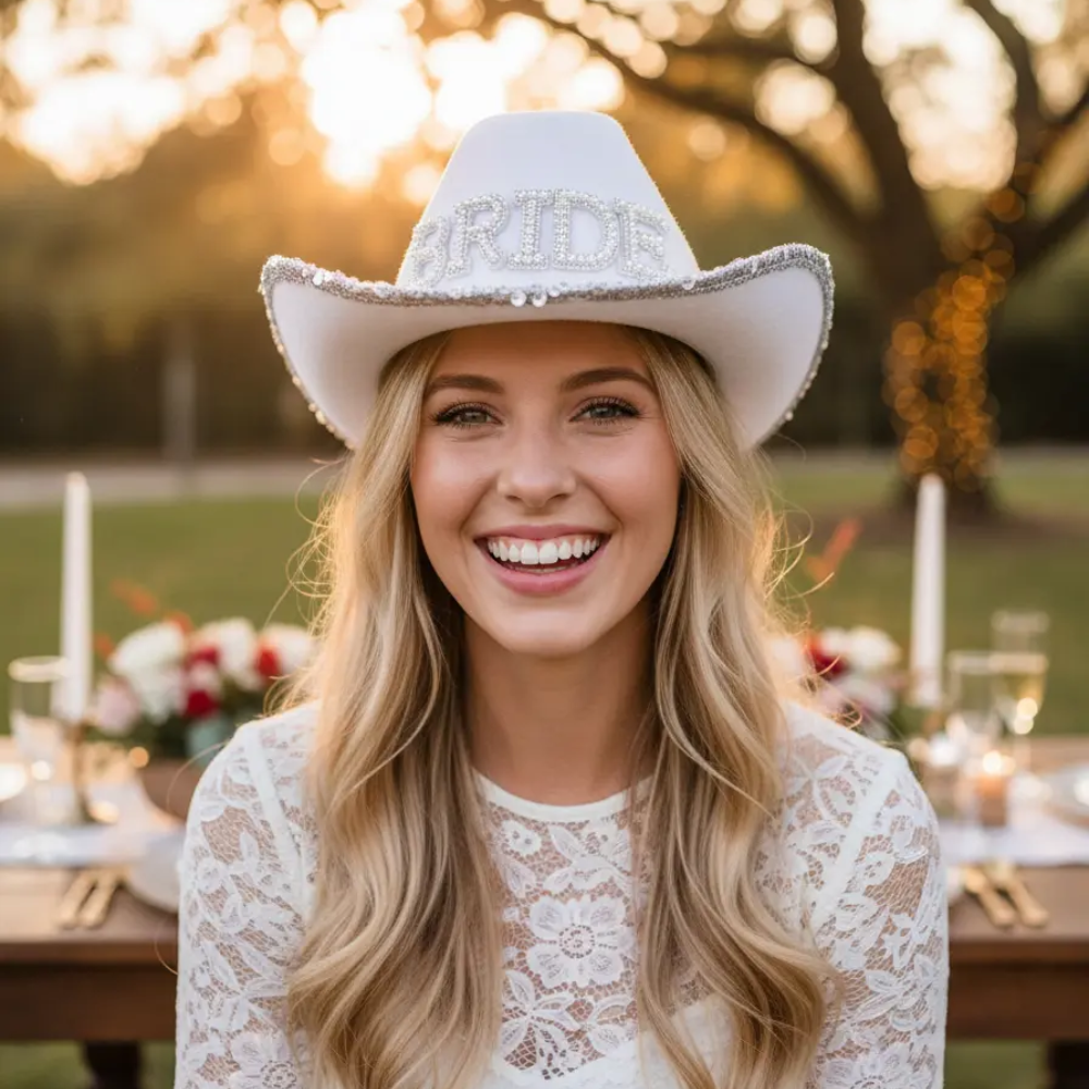 Gorro Cowgirl Bride