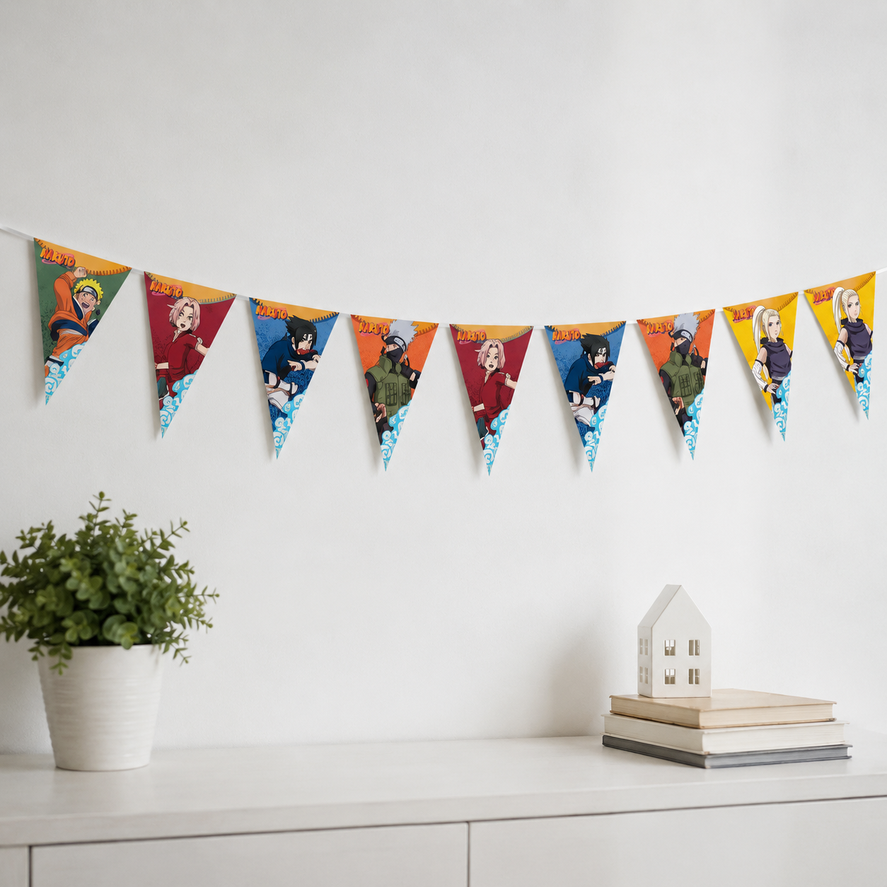 Pack Decoración Cumpleaños Naruto para 36 Personas