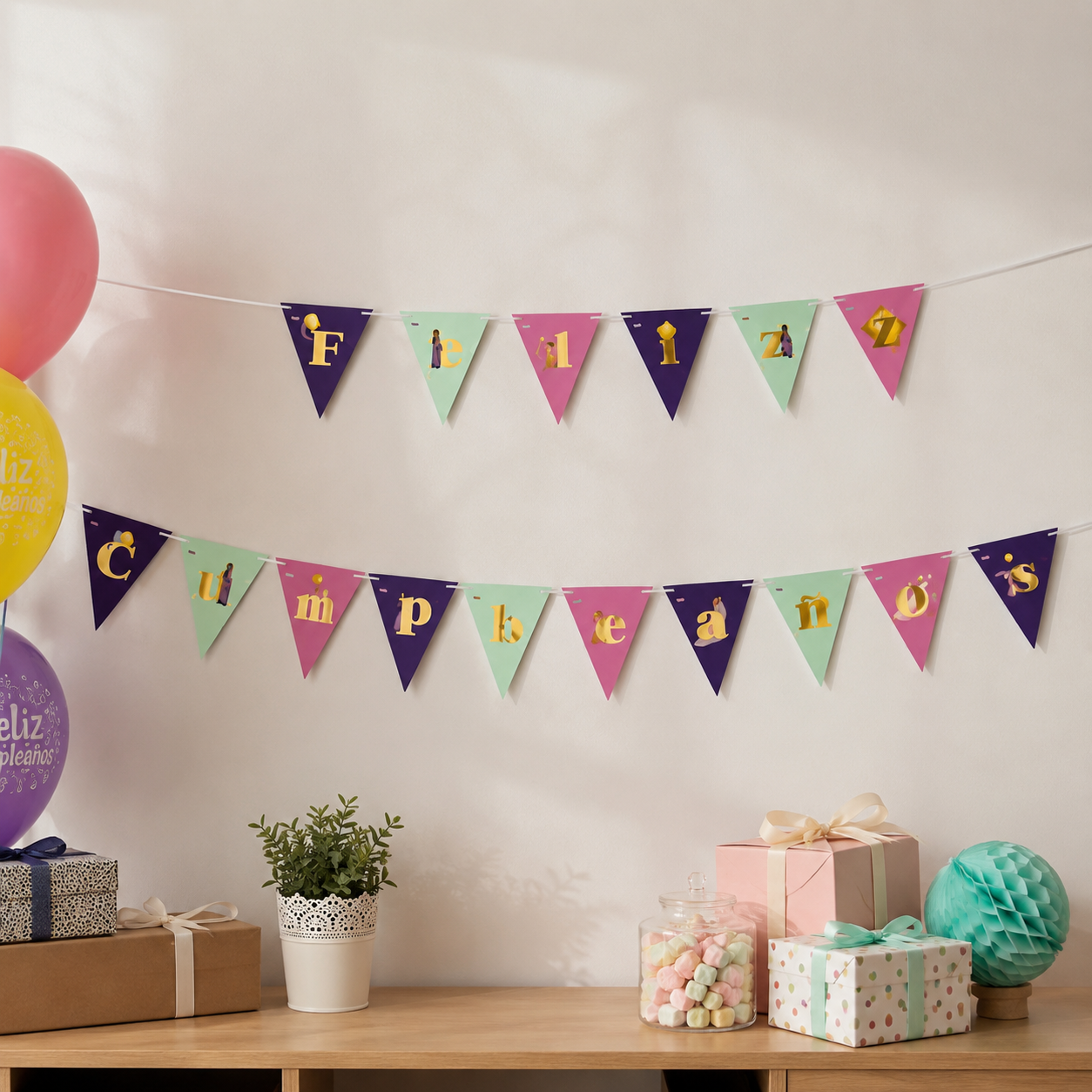 Pack Decoración Cumpleaños Wish para 30 Personas