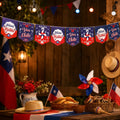 Guirnalda Banderines Felices Fiestas Patrias Chile 2,5 metros