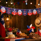 Guirnalda Banderines Felices Fiestas Patrias Chile 2,5 metros
