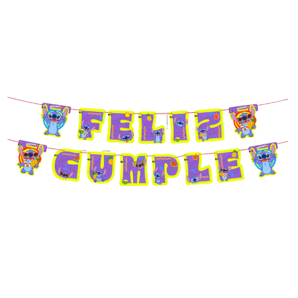 Guirnalda Cumpleaños Stitch