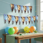 Pack Decoración Cumpleaños Dinosaurio para 12 Personas