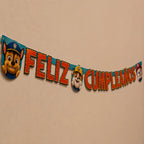 Pack Decoración Cumpleaños Paw Patrol para 12 Personas