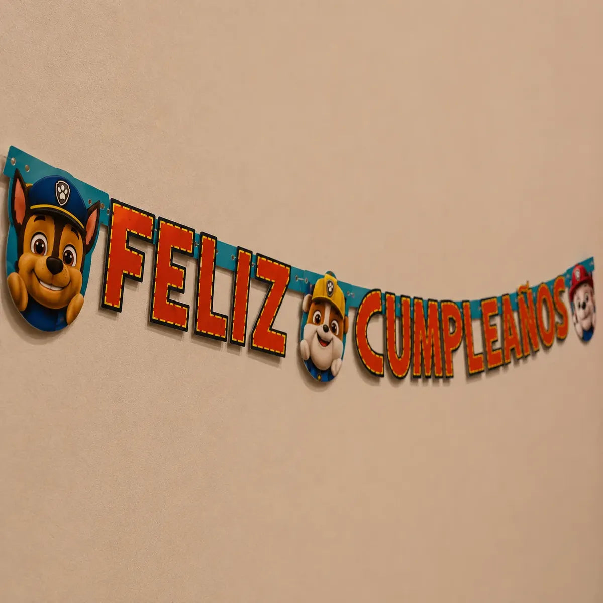Pack Decoración Cumpleaños Paw Patrol para 12 Personas