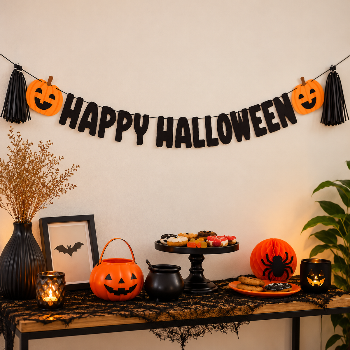 Decoración Guirnalda Happy Halloween