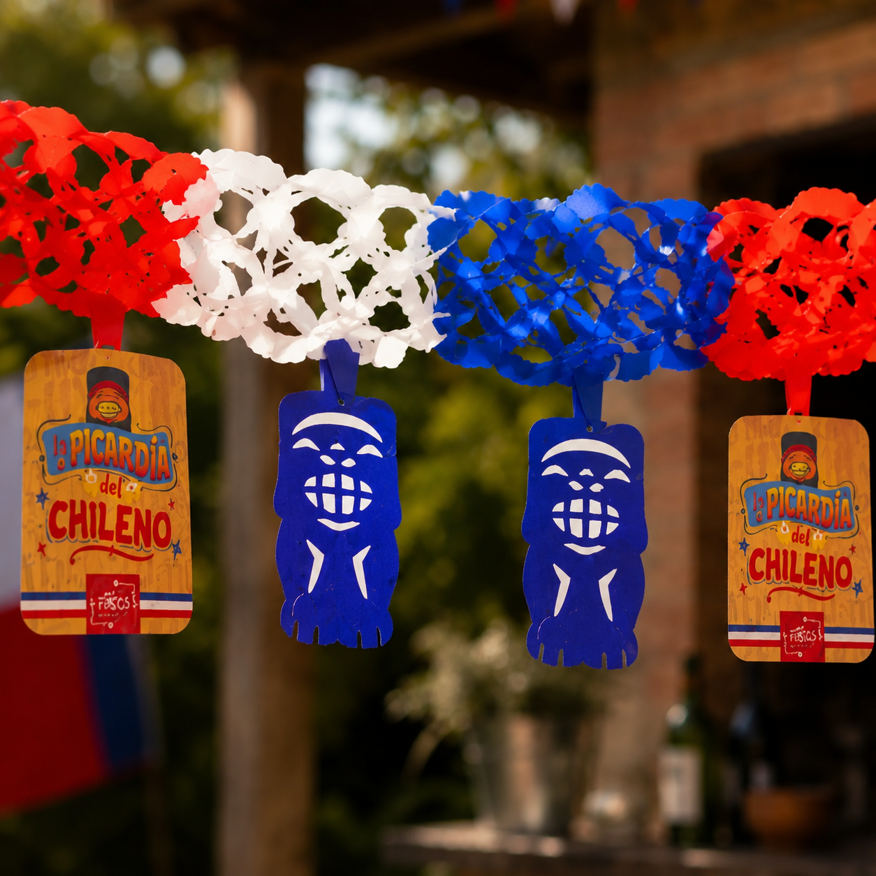 Guirnalda Indio Pícaro Fiestas Patrias Chile