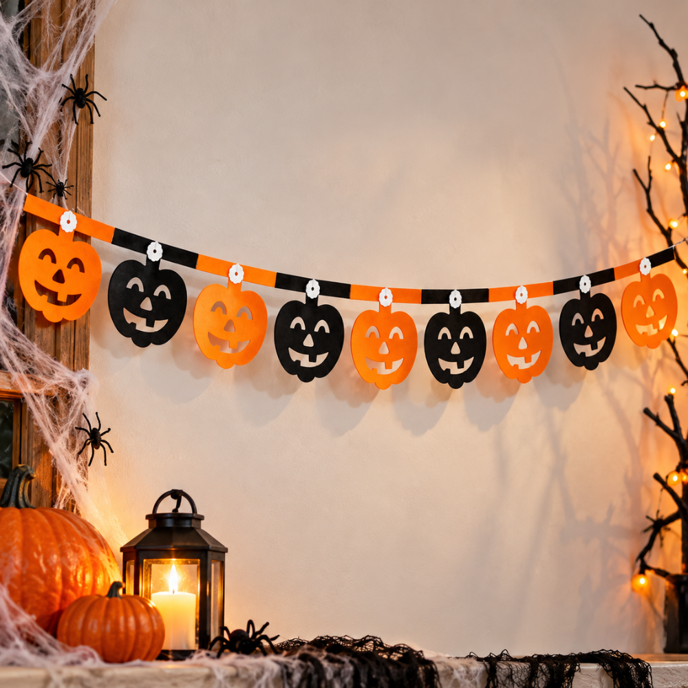 Guirnalda Calabaza Halloween