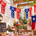 Guirnalda Banderín Colgante Viva Chile Tricolor