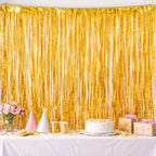 Kit Decoración Cumpleaños Champaña y Fucsia | Cortina, Globos y Guirnalda | Cotillón Activarte