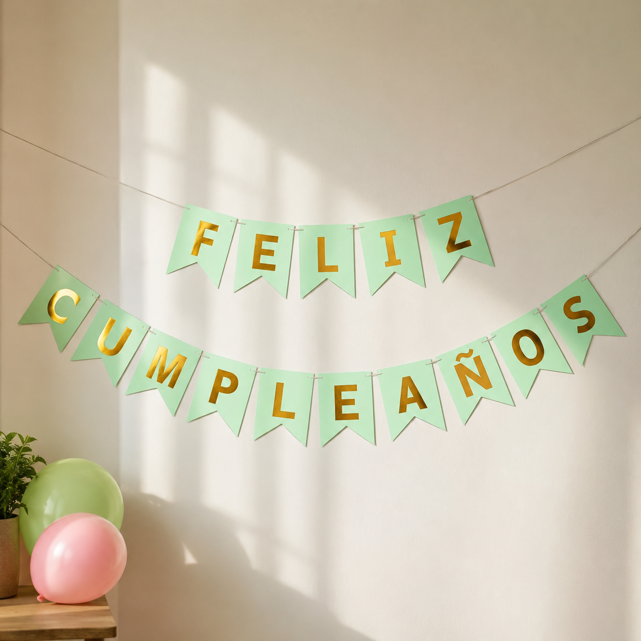 Kit Decoración Cumpleaños + Arco Orgánico Pastel | Cotillón Activarte