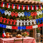 Kit Decoración Fiestas Patrias Chile con Bandera y Guirnaldas