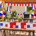 Kit Decoración Fiestas Patrias Chile con Guirnaldas y Adornos