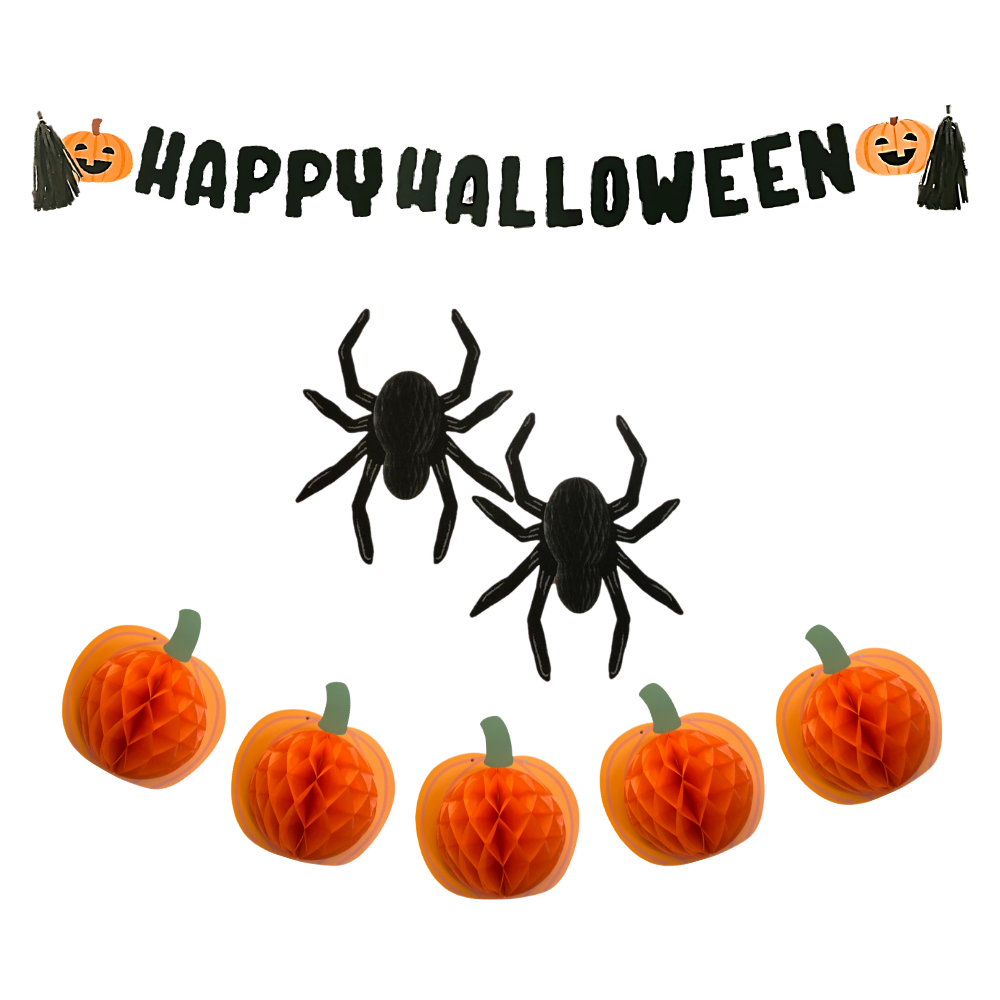 Kit Decoración Happy Halloween