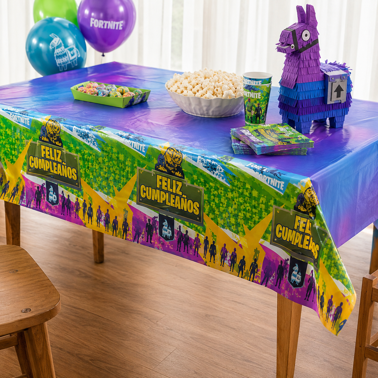 Pack Decoración Cumpleaños Gamer para 36 Personas