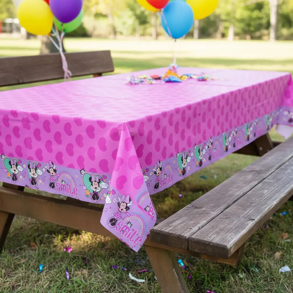Pack Decoración Cumpleaños Minnie Mouse para 12 Personas