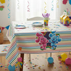 Pack Decoración Cumpleaños Pistas de Blue para 12 Personas