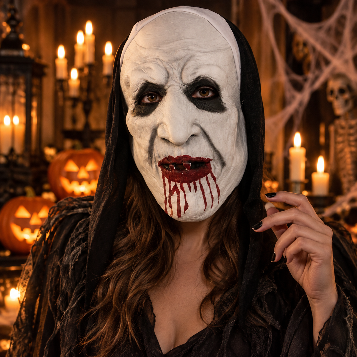 Máscara Látex Monja