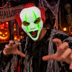 Máscara Payaso Sonrisa Led