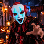 Máscara Payaso Sonrisa Led