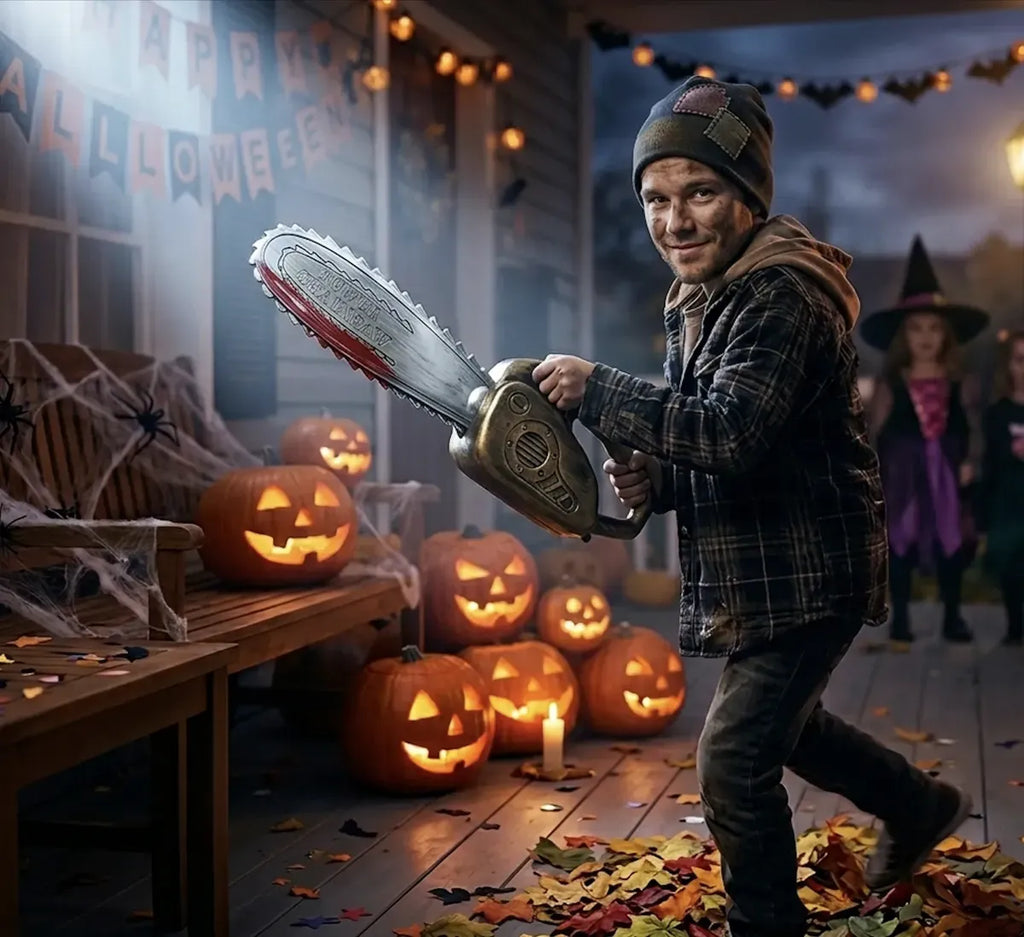 Motosierra con Sangre Halloween
