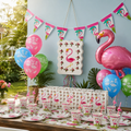 Pack Decoración Cumpleaños Flamenco para 12 Personas