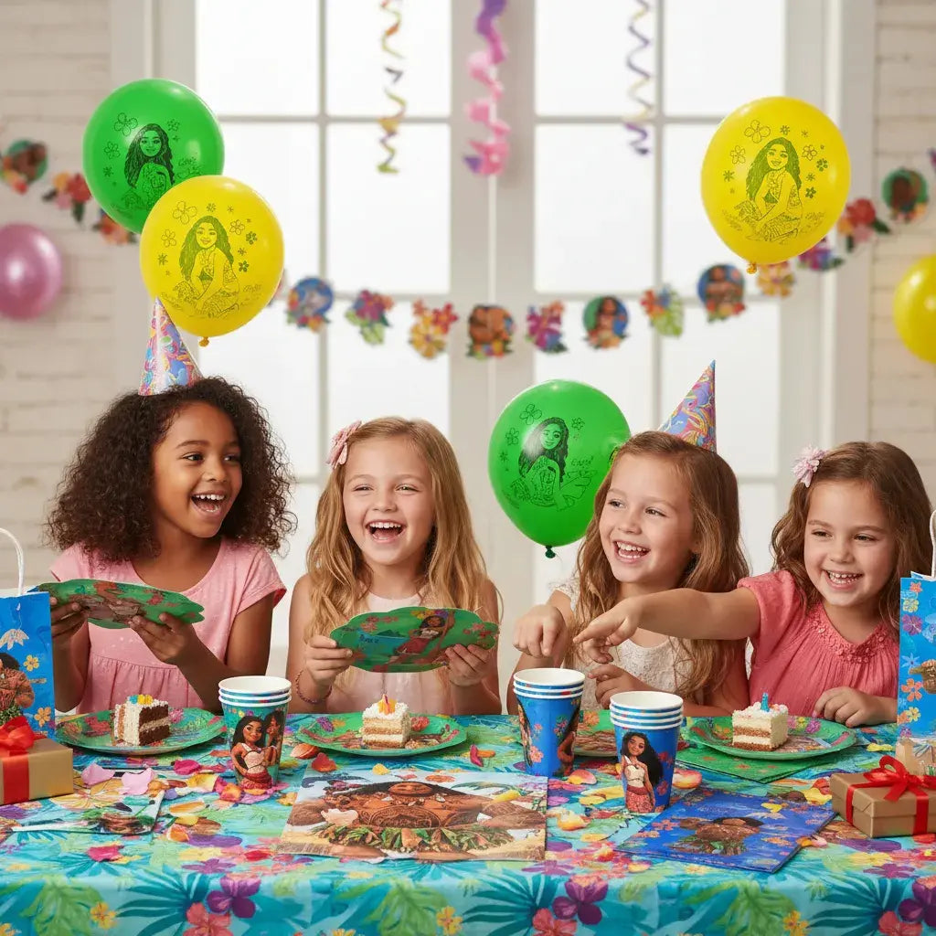 Pack Decoración Cumpleaños Moana para 36 Personas
