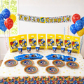 Pack Decoración Cumpleaños Sonic para 6 Personas